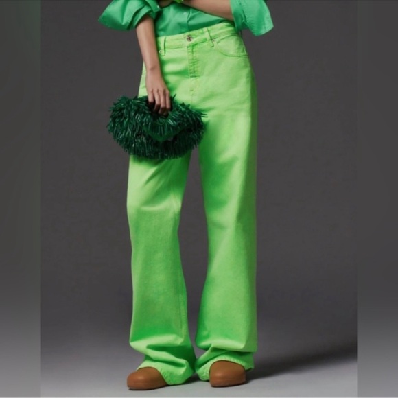 ZARA THE BOOGIE PANT MID RISE FULL LENGTH SUPER WIDE LEG JEANS - Picture 14 of 14